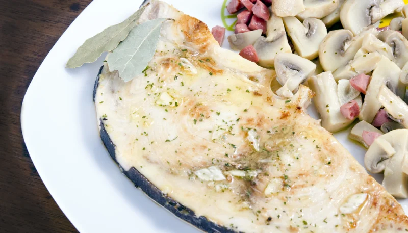 Pesce spada ai funghi