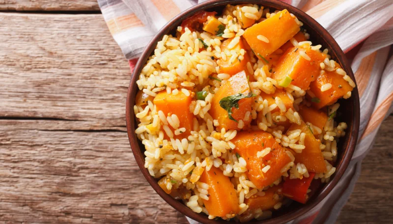 Risotto con la zucca