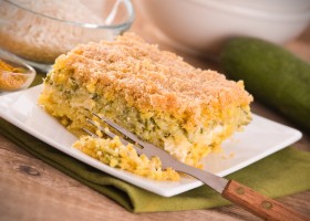 Timballo di riso con cicoria