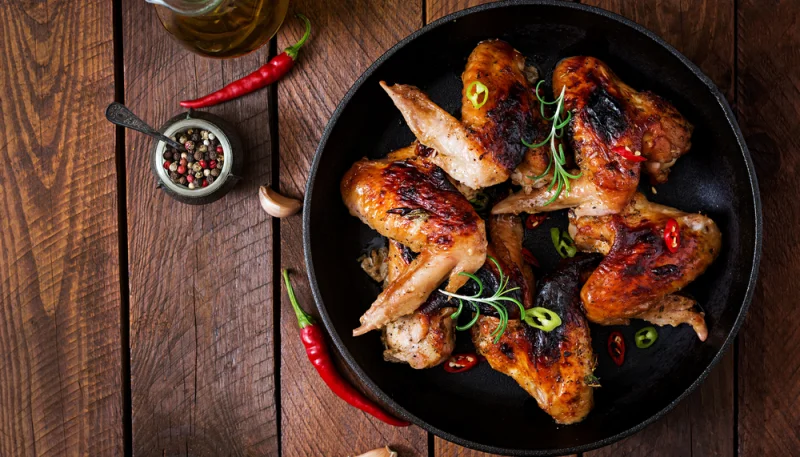 Ali di pollo piccanti