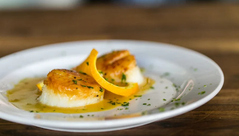 Cappesante all'arancia