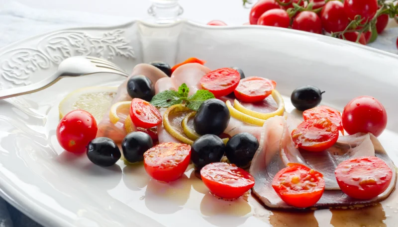 Carpaccio di pesce spada