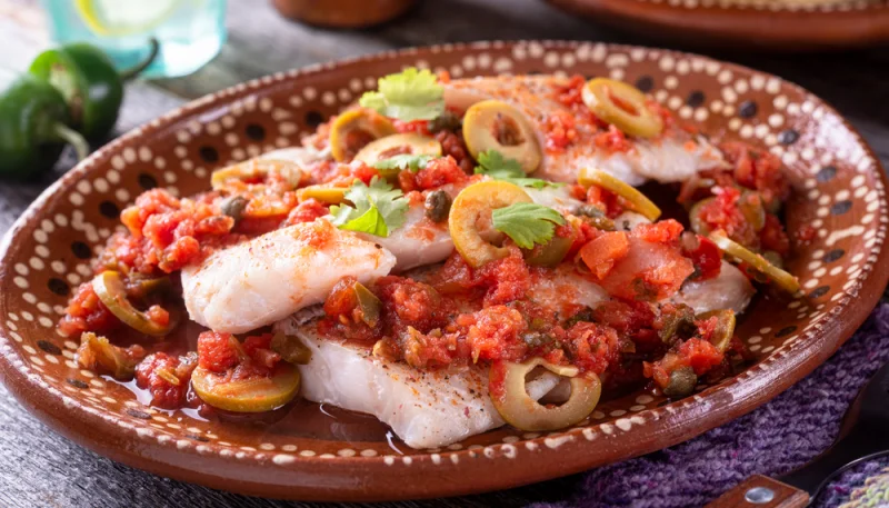 Cernia ai pomodori e olive