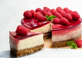 Cheesecake ai lamponi