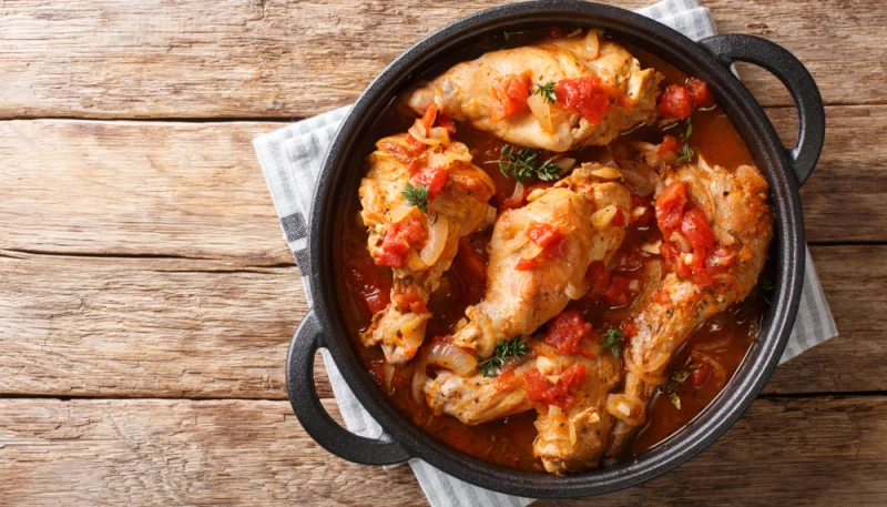 Coniglio con pancetta