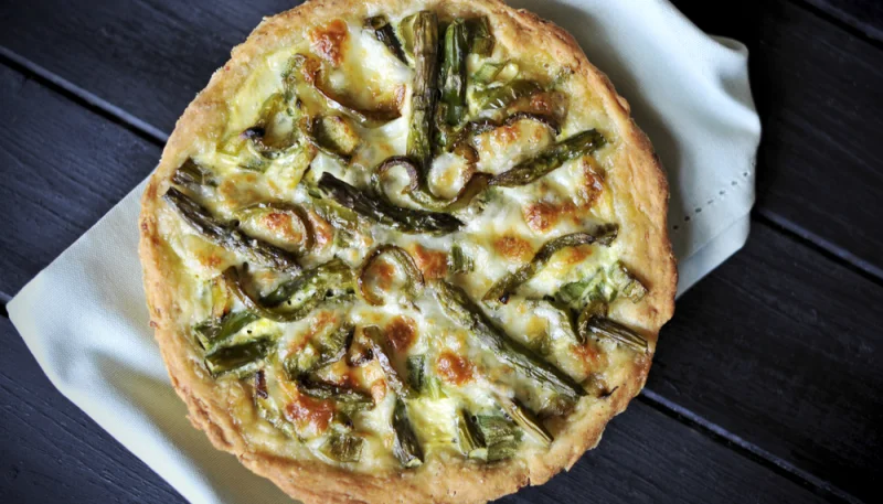 Quiche con asparagi