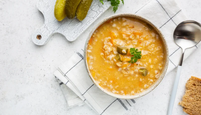 Zuppa di Farro e pancetta