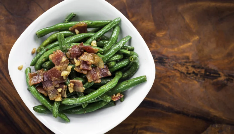 Fagiolini alla carbonara