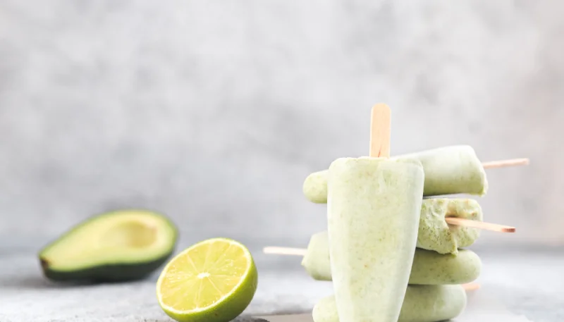 Stecco gelato lime e avocado