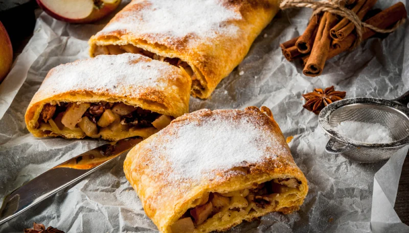 Strudel di frutta secca