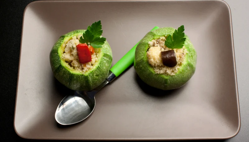 Zucchine ripiene al cous cous