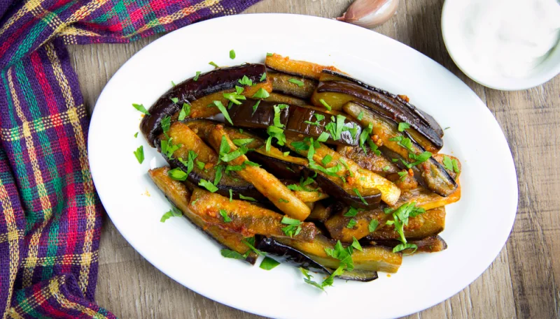 Bastoncini di melanzane al forno