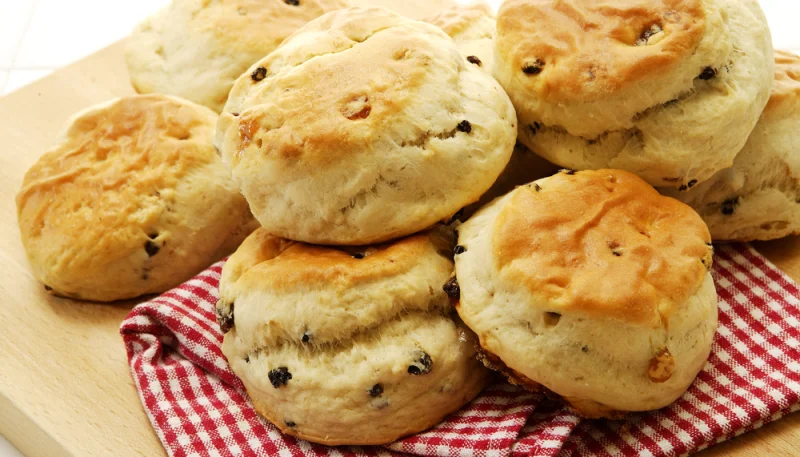 Biscotti Scones con uvetta