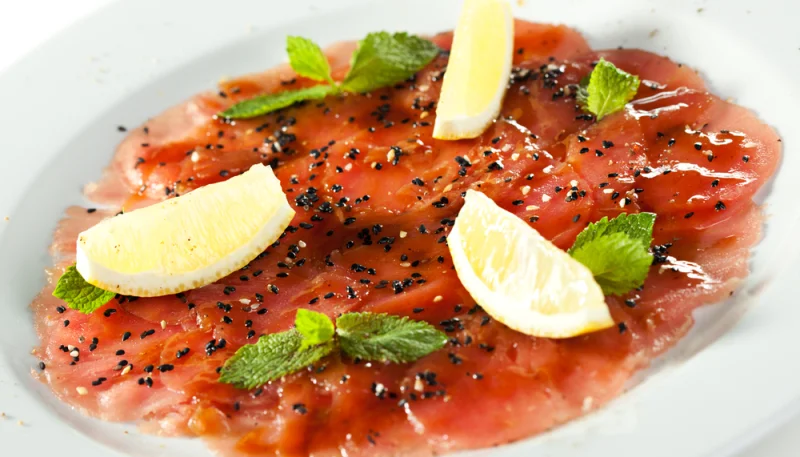 Carpaccio di tonno