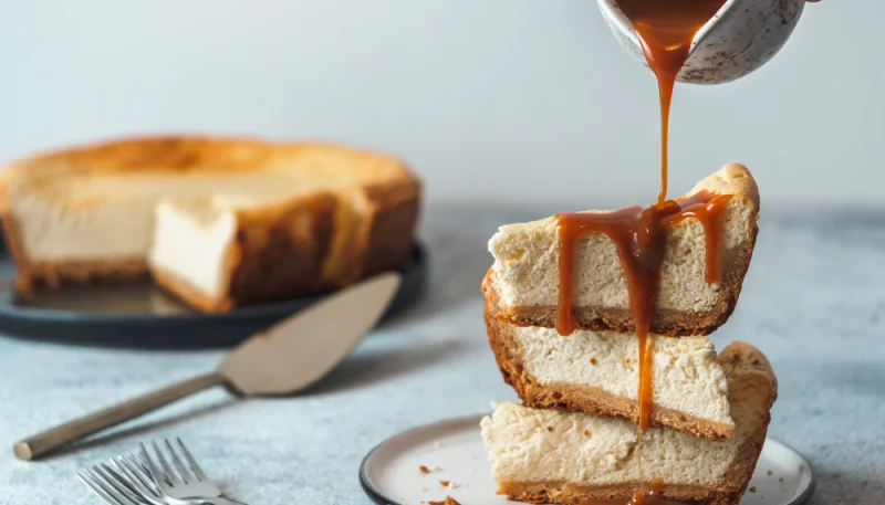 Cheesecake al caramello