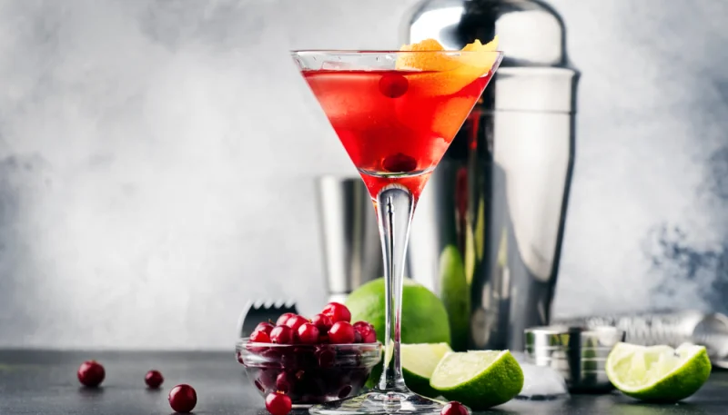 Cosmopolitan coktail