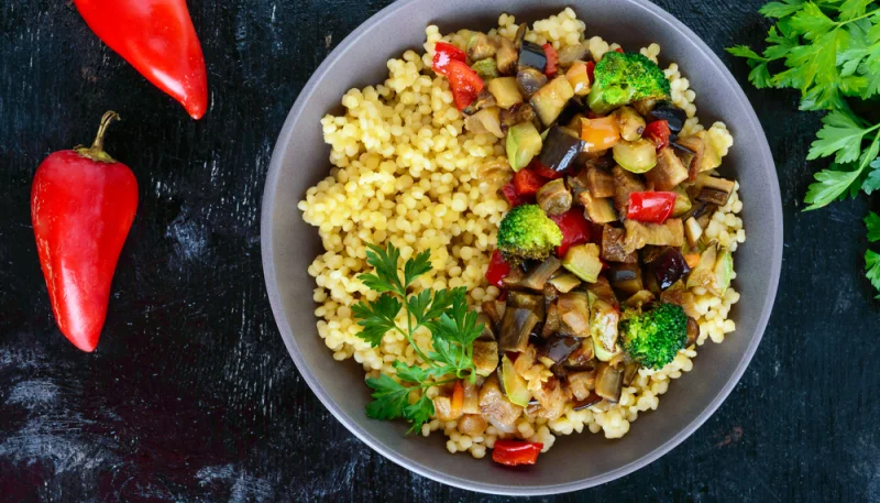 Cous cous con verdure cotte