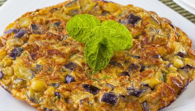 Frittata di melanzane al forno
