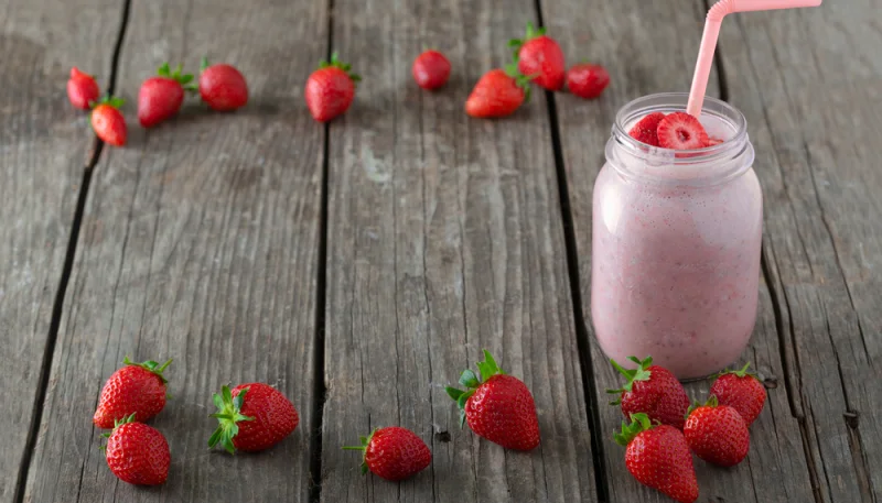 Milkshake alla fragola