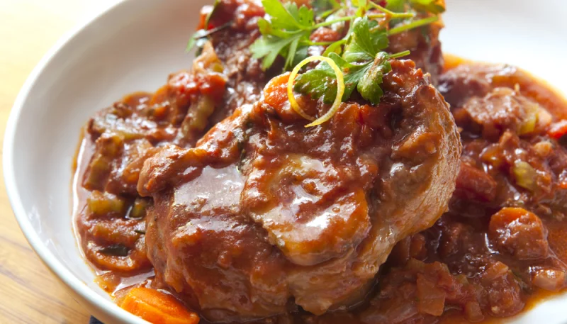 Ossibuchi di vitello in umido