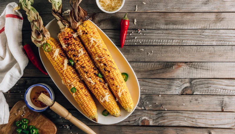 Pannocchie di mais al forno