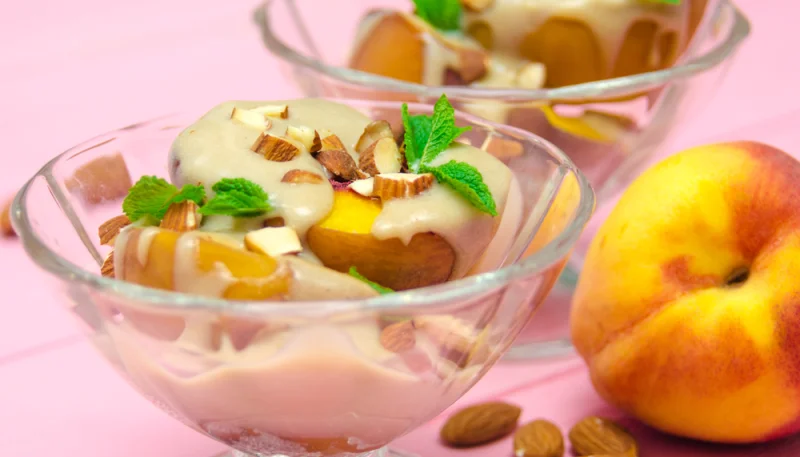 Pesche allo zabaione