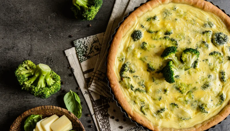 Torta salata broccoli e tonno