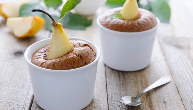 Muffin pera e cioccolato