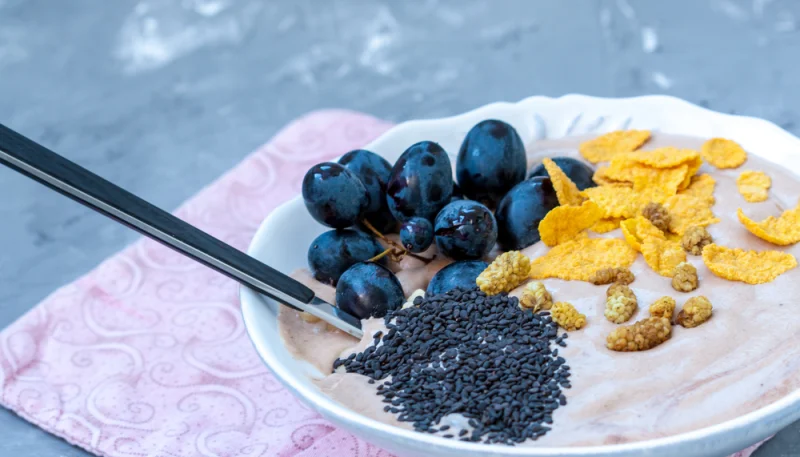 Nice cream bowl vegan