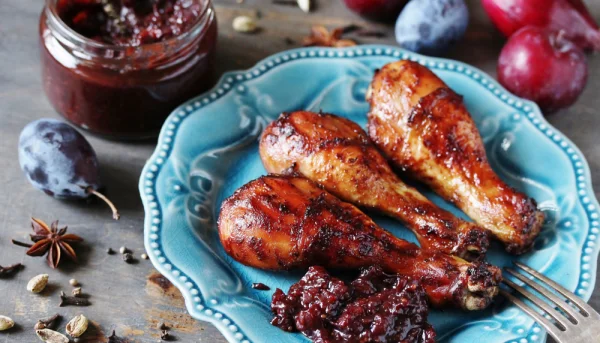 Pollo alle prugne