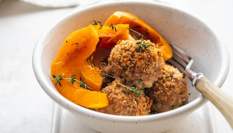 Polpette di zucca e carne