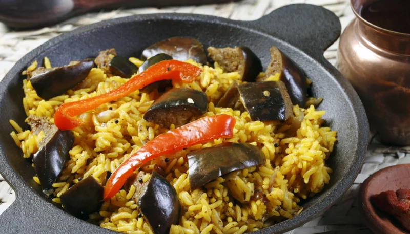 Risotto alle melanzane