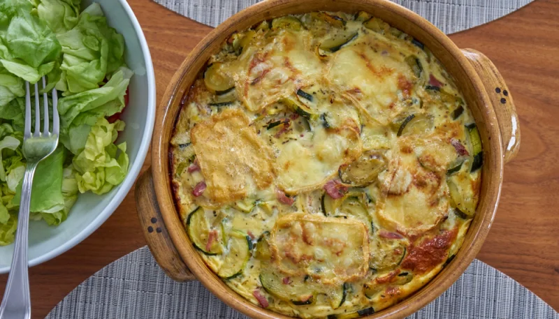 Sformato di patate e zucchine