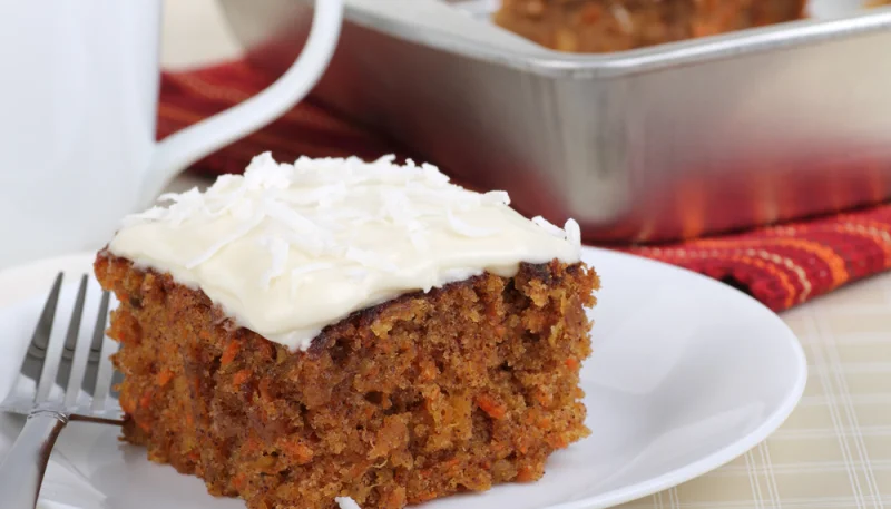 Torta carote e cocco