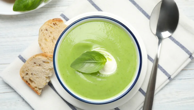 Vellutata di zucchine e porro