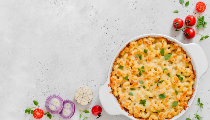 Pasta al gratin