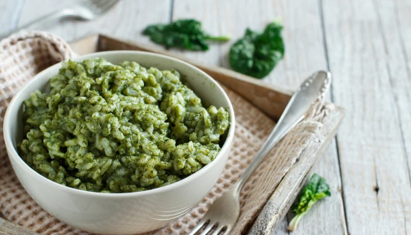 Risotto agli spinaci