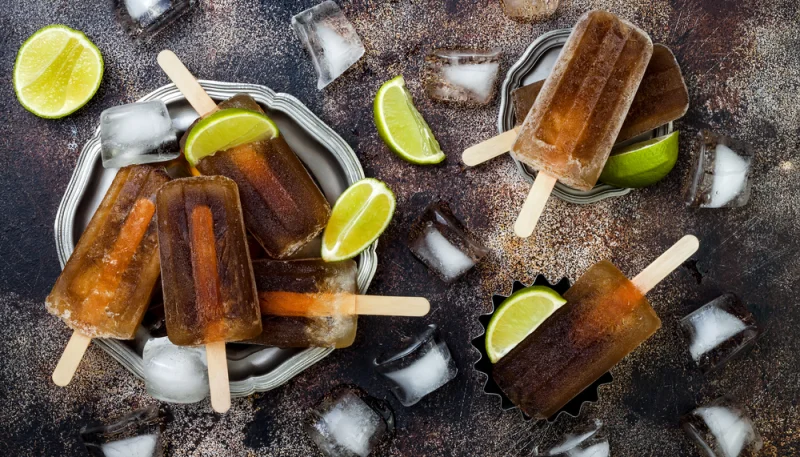 Ghiaccioli alla coca cola