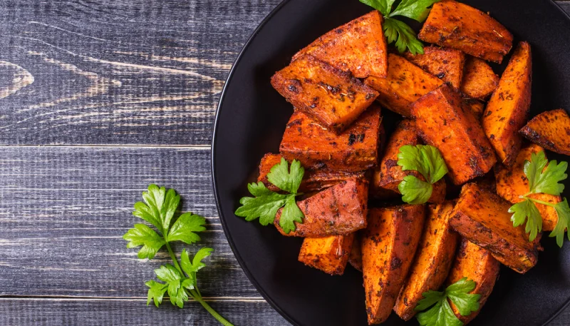 Patate dolci al forno