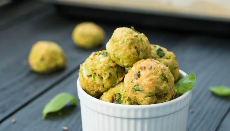 Polpette di ricotta e basilico