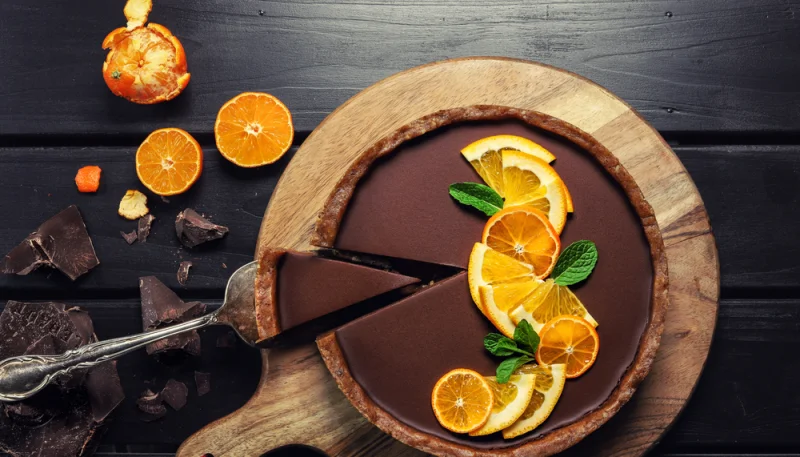 Torta arancia e cioccolato