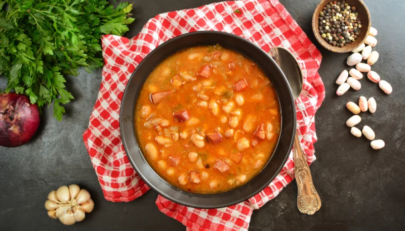 Vellutata di radicchio e cannellini