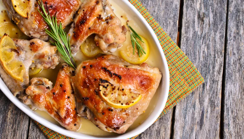 Ali di pollo al limone