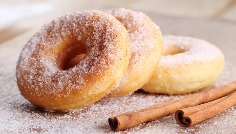 Ciambelle soffici fritte