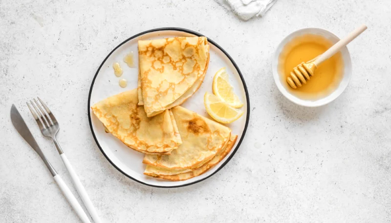 Crepes al limone e miele