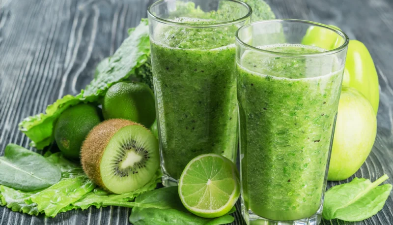 Frullato di kiwi e prezzemolo