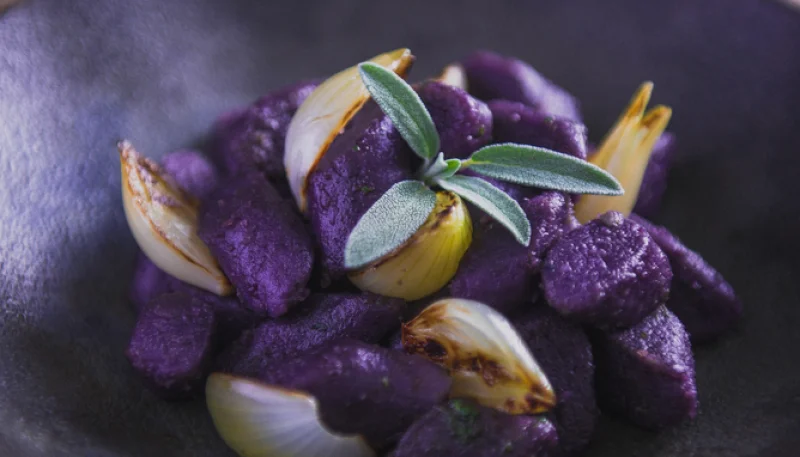 Gnocchi viola di patate Vitellotte