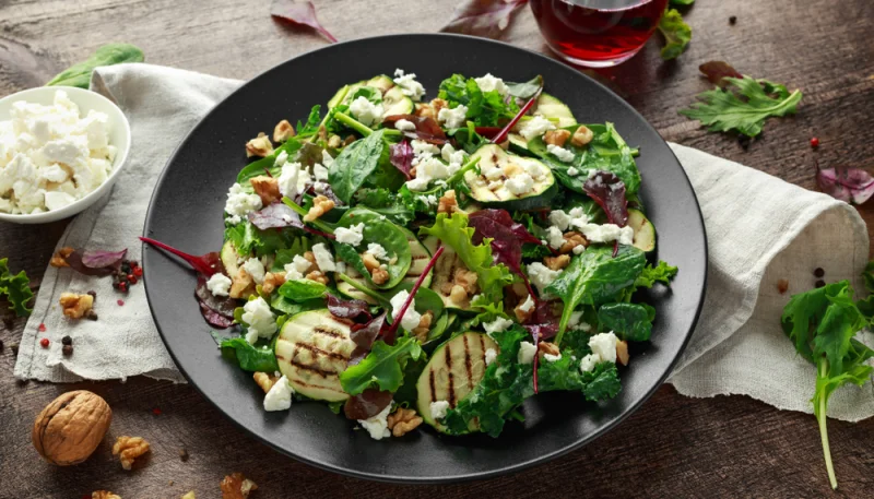 Insalata con zucchine