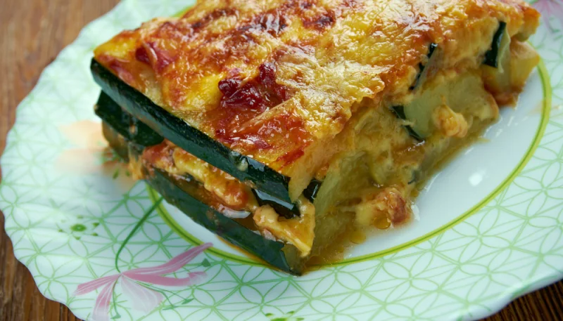 Parmigiana di zucchine al microonde