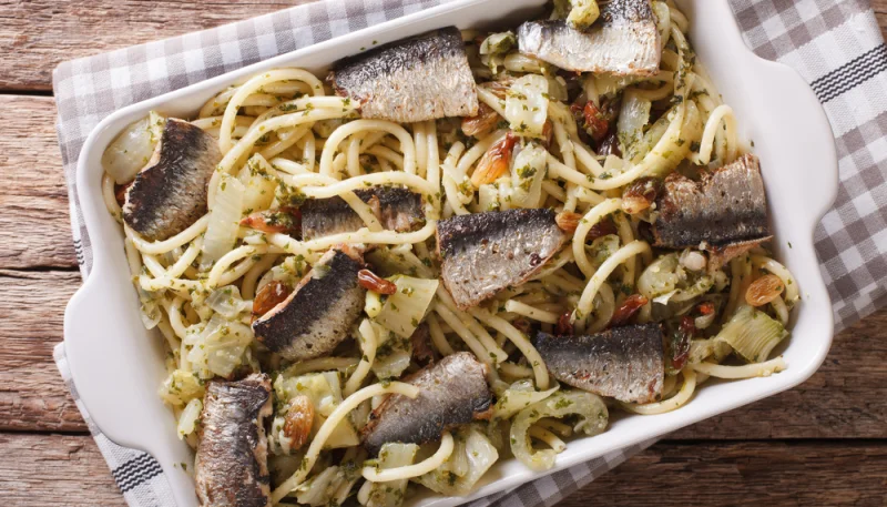 Pasta con le sarde al forno